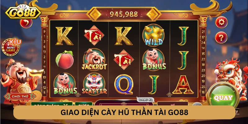 Giao diện cày hũ thần tài GO88