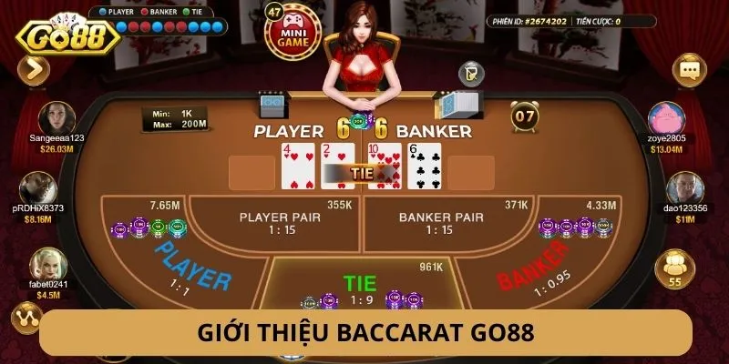 Giới thiệu Baccarat GO88