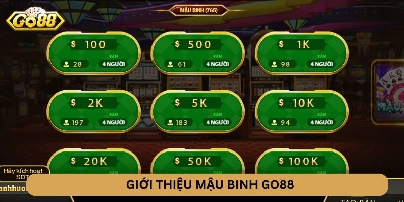 Giới thiệu Mậu Binh GO88