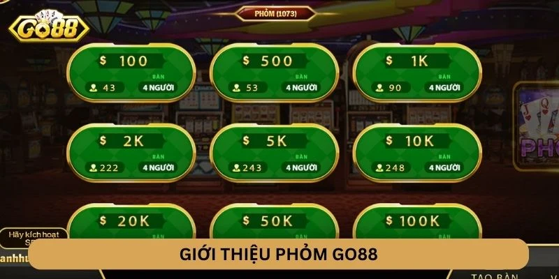 Giới thiệu Phỏm GO88