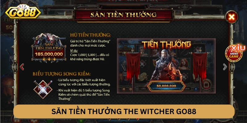 Săn tiền thưởng the witcher GO88